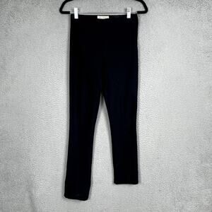 MM LaFleur The Foster Pants Womens 0 Black Adjustable Hem Length Trousers